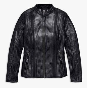 Harley-Davidson Women's Venos Perforated Leather Jacket M